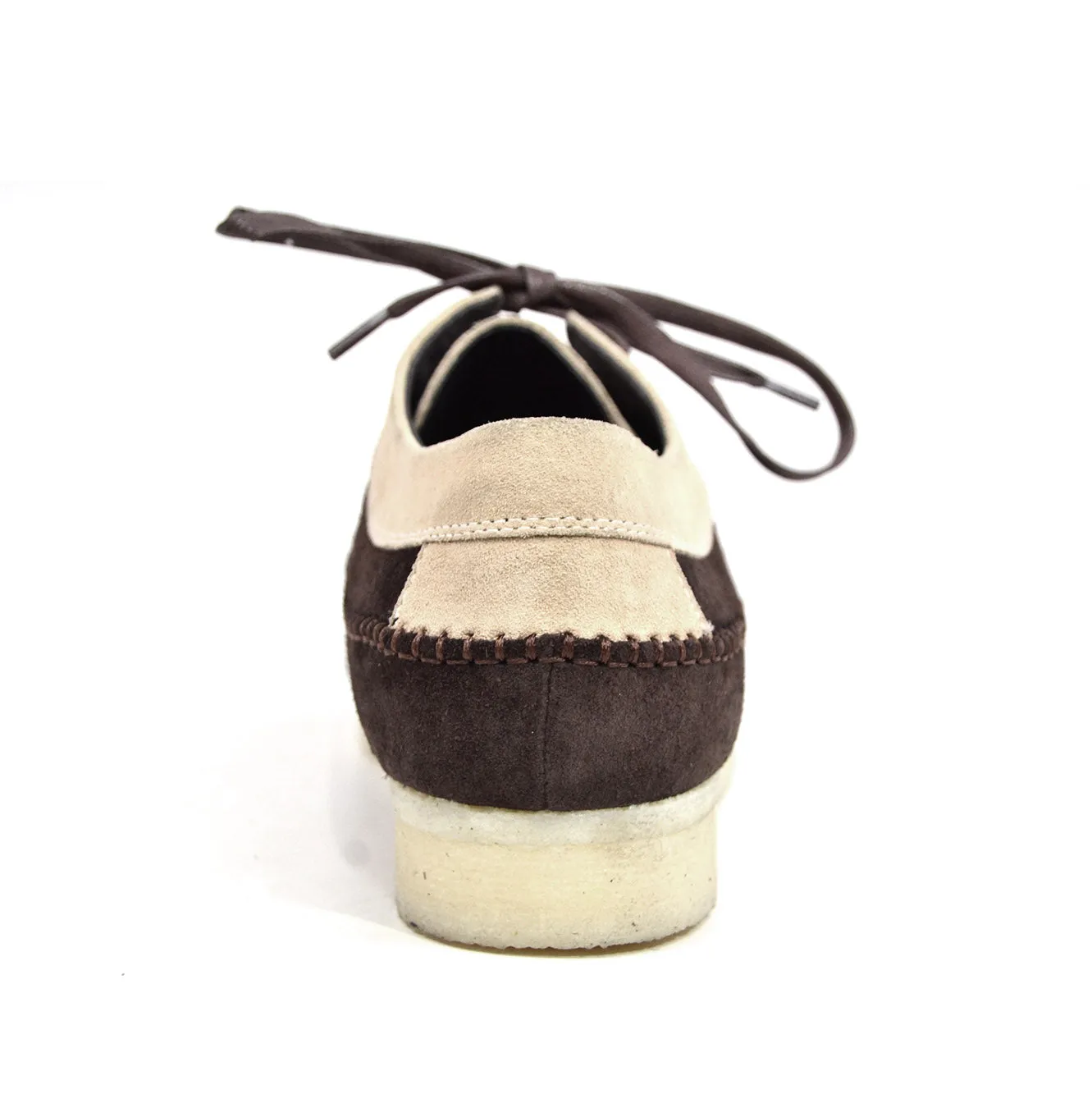 Somerset-Low by British Collections - Handcrafted Suede Vintage Lace-Up Shoe