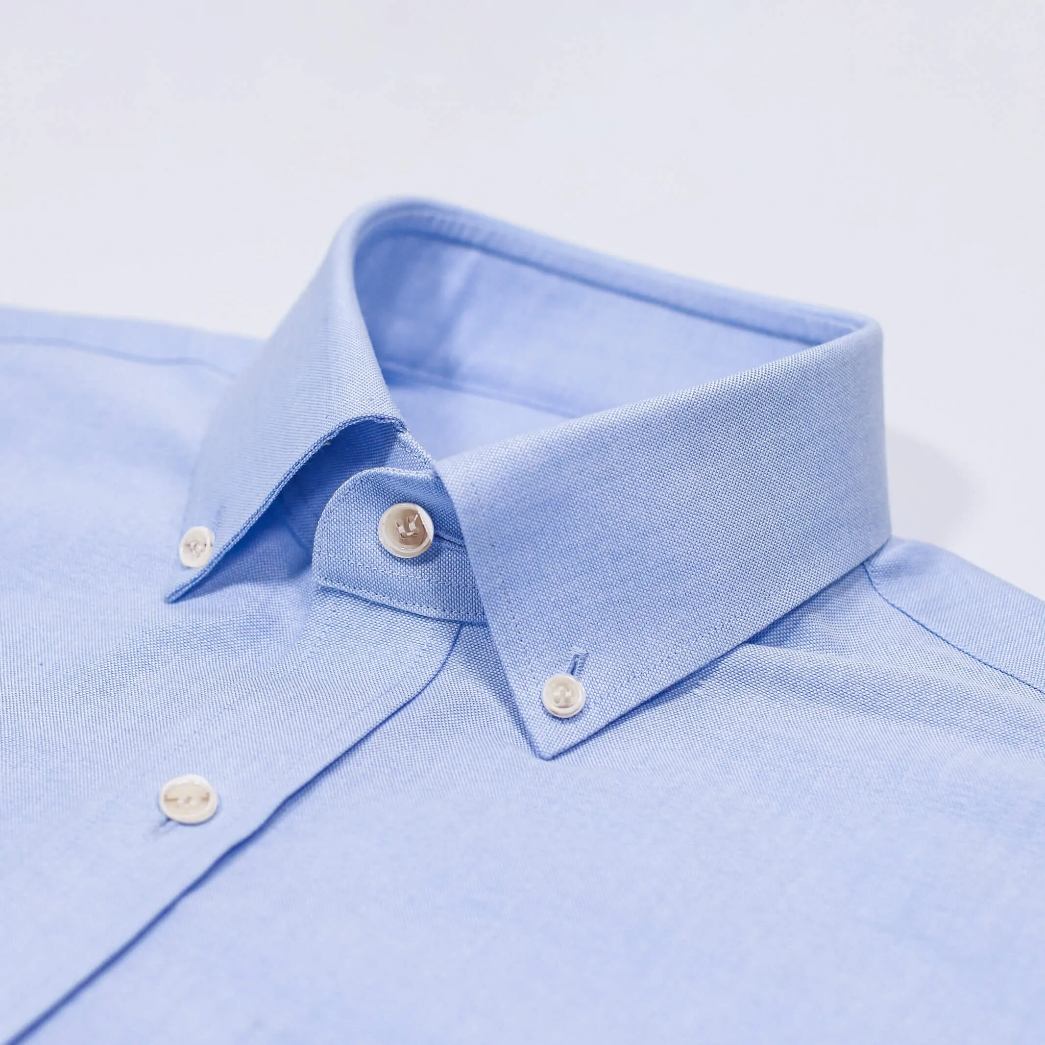 The Light Blue Short Sleeve Mayfield Oxford Custom Shirt