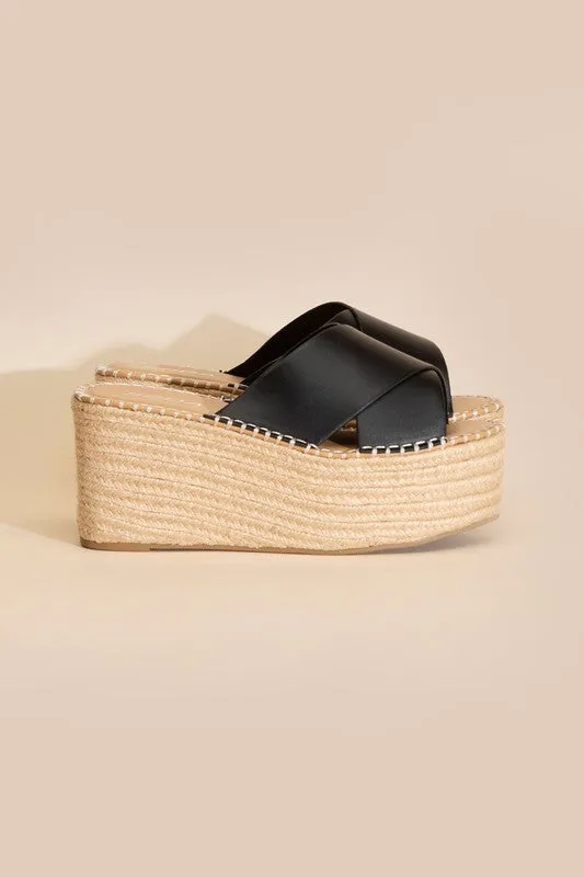 TOGETHER RAFFIA PLATFORMS [ONLINE EXCLUSIVE]