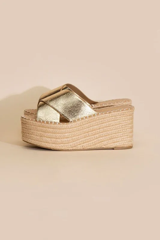 TOGETHER RAFFIA PLATFORMS [ONLINE EXCLUSIVE]