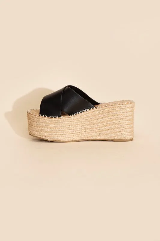 TOGETHER RAFFIA PLATFORMS [ONLINE EXCLUSIVE]