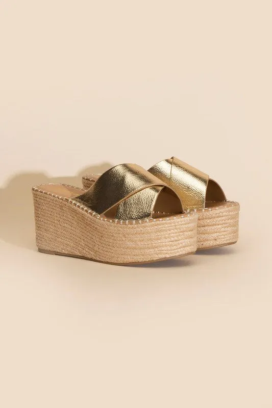 TOGETHER RAFFIA PLATFORMS [ONLINE EXCLUSIVE]