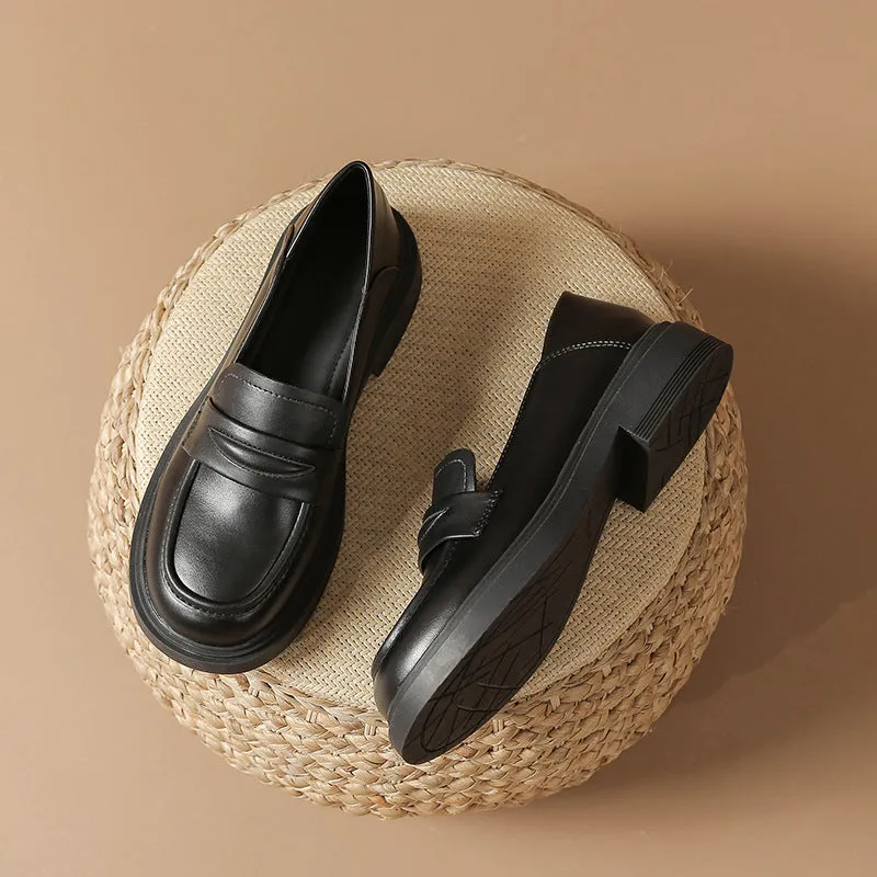 Women Casual Minimalist Solid Soft Loafers