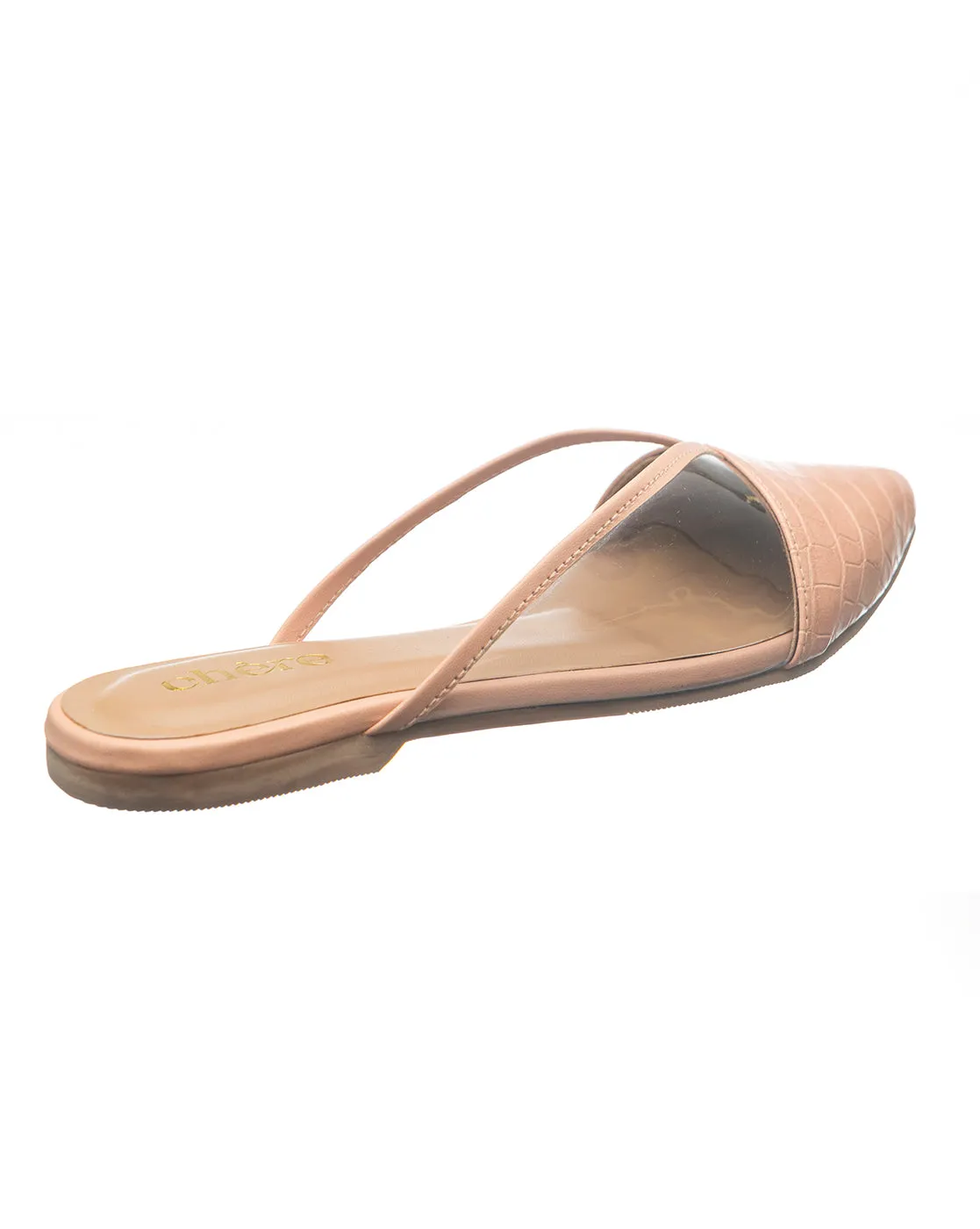 Women's Peach Pink Elegant Mules