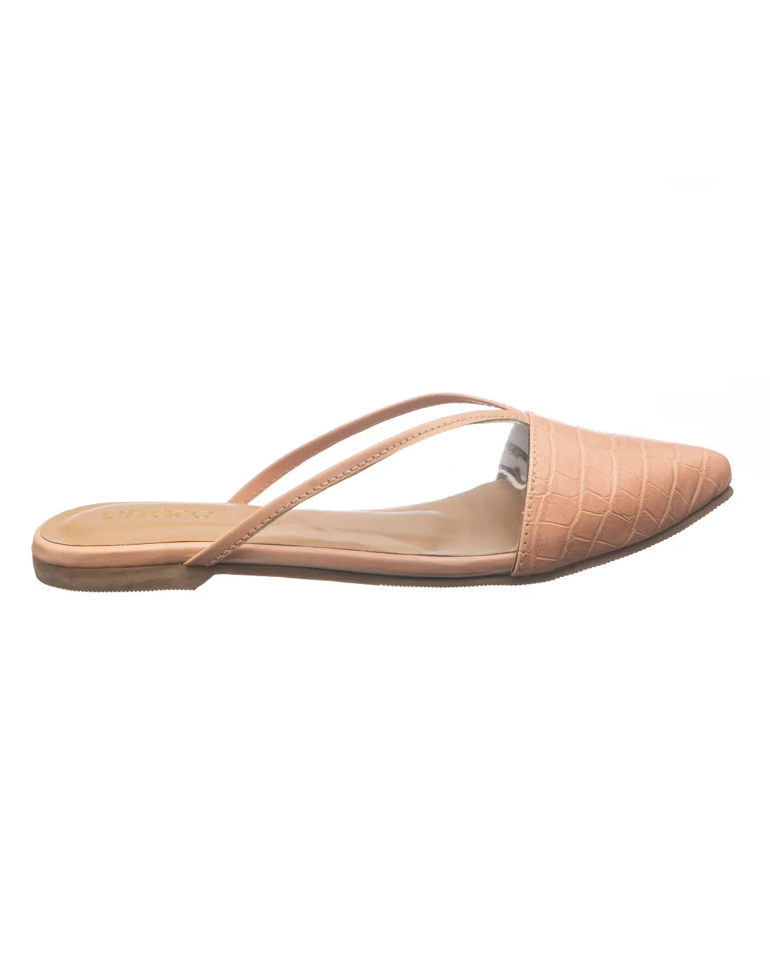 Women's Peach Pink Elegant Mules